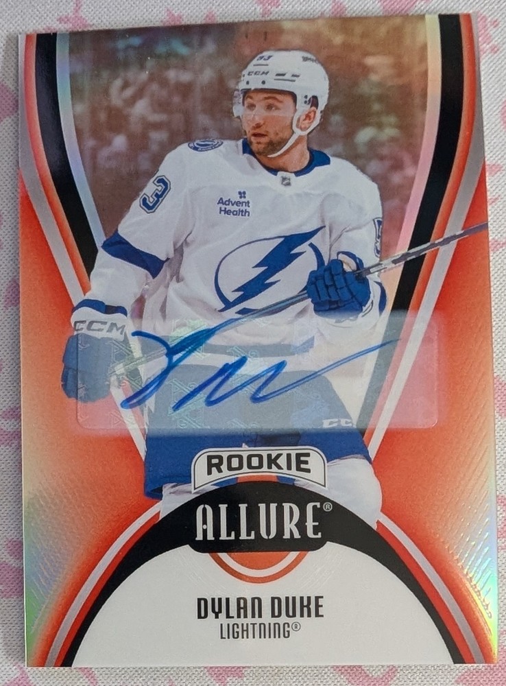 Dylan Duke Rookie Red Rainbow Auto 131 Upper Deck Allure 2025-26