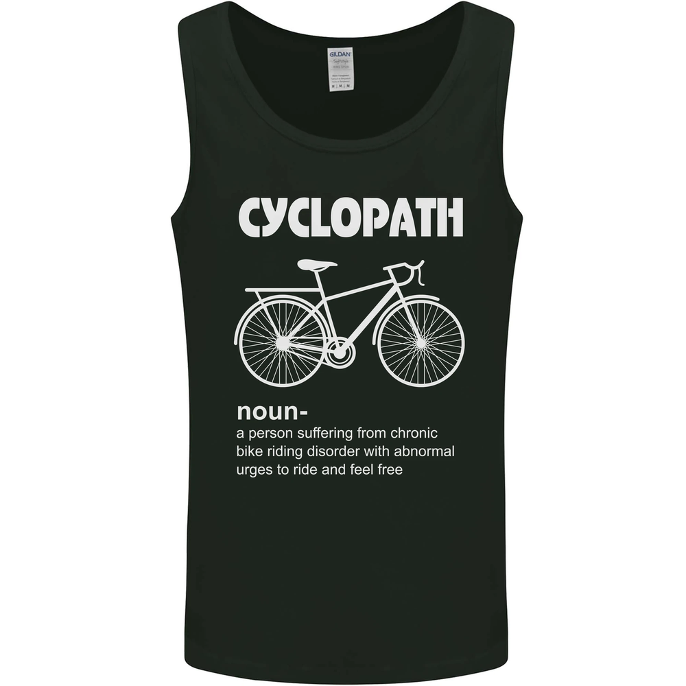 Cyclopath Funny Cycling Bicycle Cyclist Mens Vest Tank Top