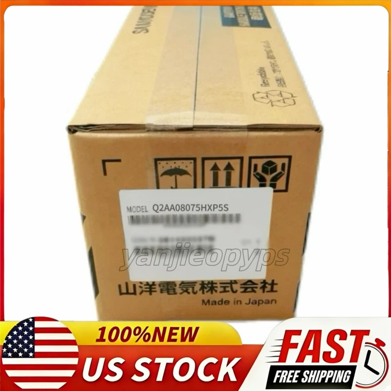New In Box Sanyo Q2AA08075HXP5S Servo Motor Good Quality US Stock Fast Delivery