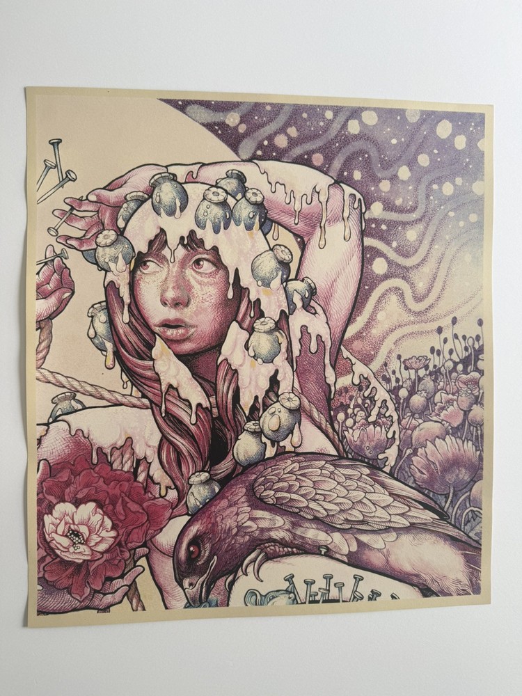 John Dyer Baizley | Baroness | Purple Quadrant I Test Print Poster