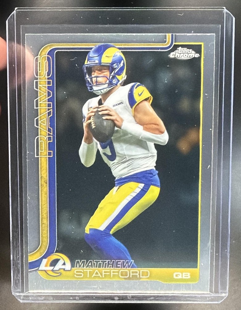 Matthew Stafford 2025 Topps Chrome Football #169 Rams