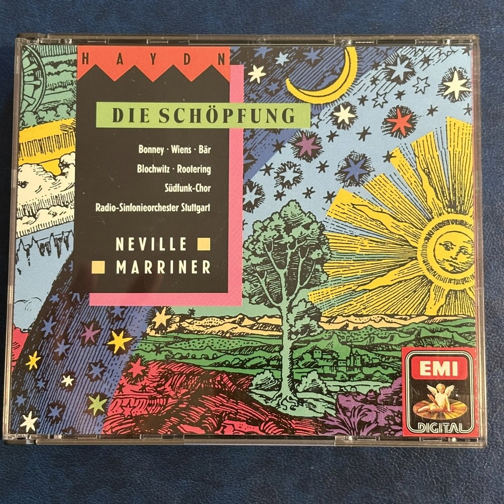 HAYDN Die Schopfung (Creation) MARRINER, Stuttgart, Bonney - EMI 2CD germany