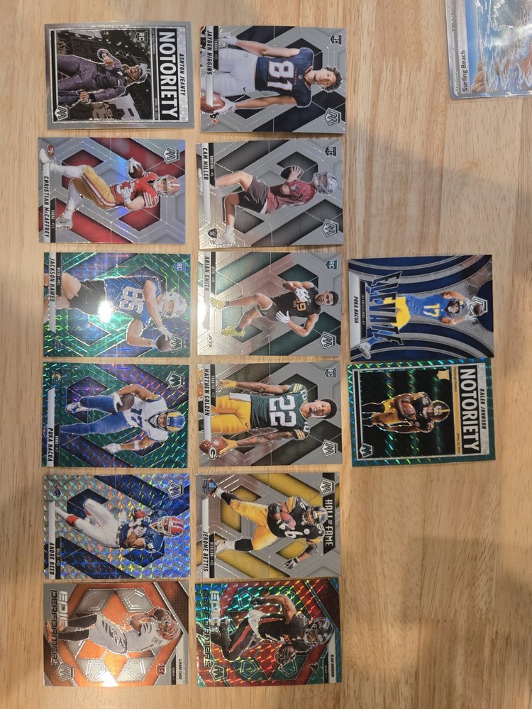 Panini 2022 Mosaic NFL Football 14-Card Lot Rookie Notoriety Inserts