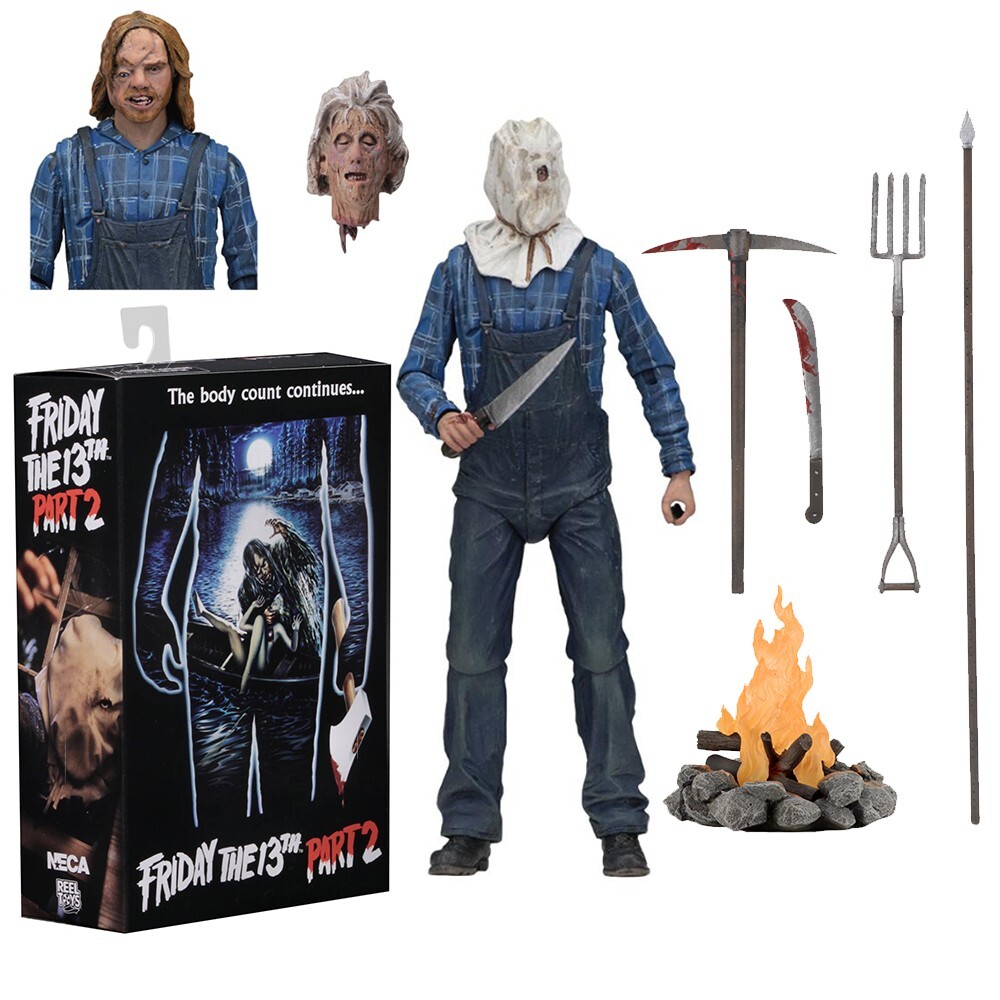 NECA Friday The 13th Part 2 Ultimate Jason Voorhees Horror Toy Halloween Gift