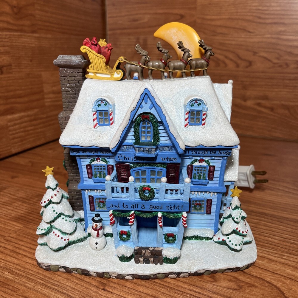Dept 56 Twas The Night Before Christmas Happy Christmas To All House Collectible