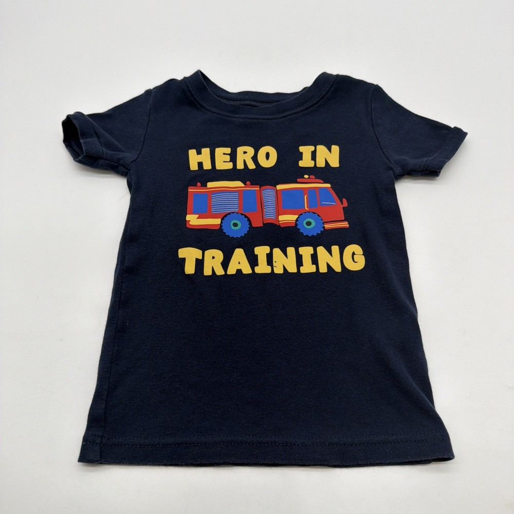Old Navy T-shirt Toddler Boys Size 3T Blue Graphic Print .#44281