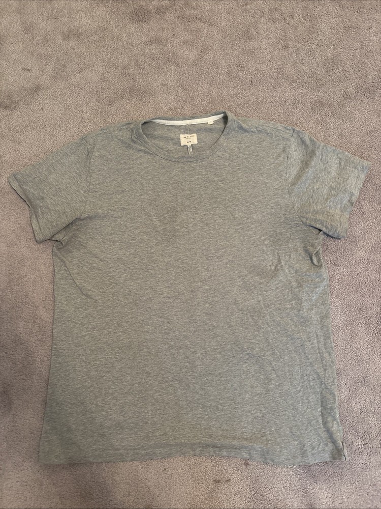 Rag & Bone New York Men’s Size XL Short Sleeve T Shirt Cotton Gray