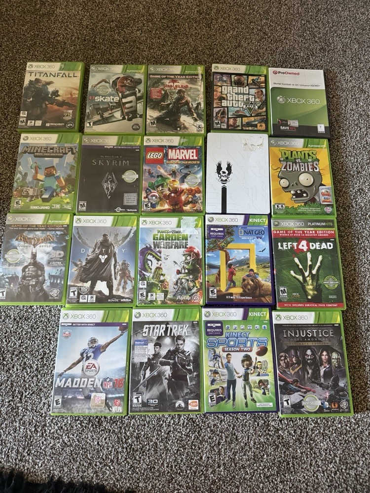 Xbox 360 Game Lot 19 Working Games