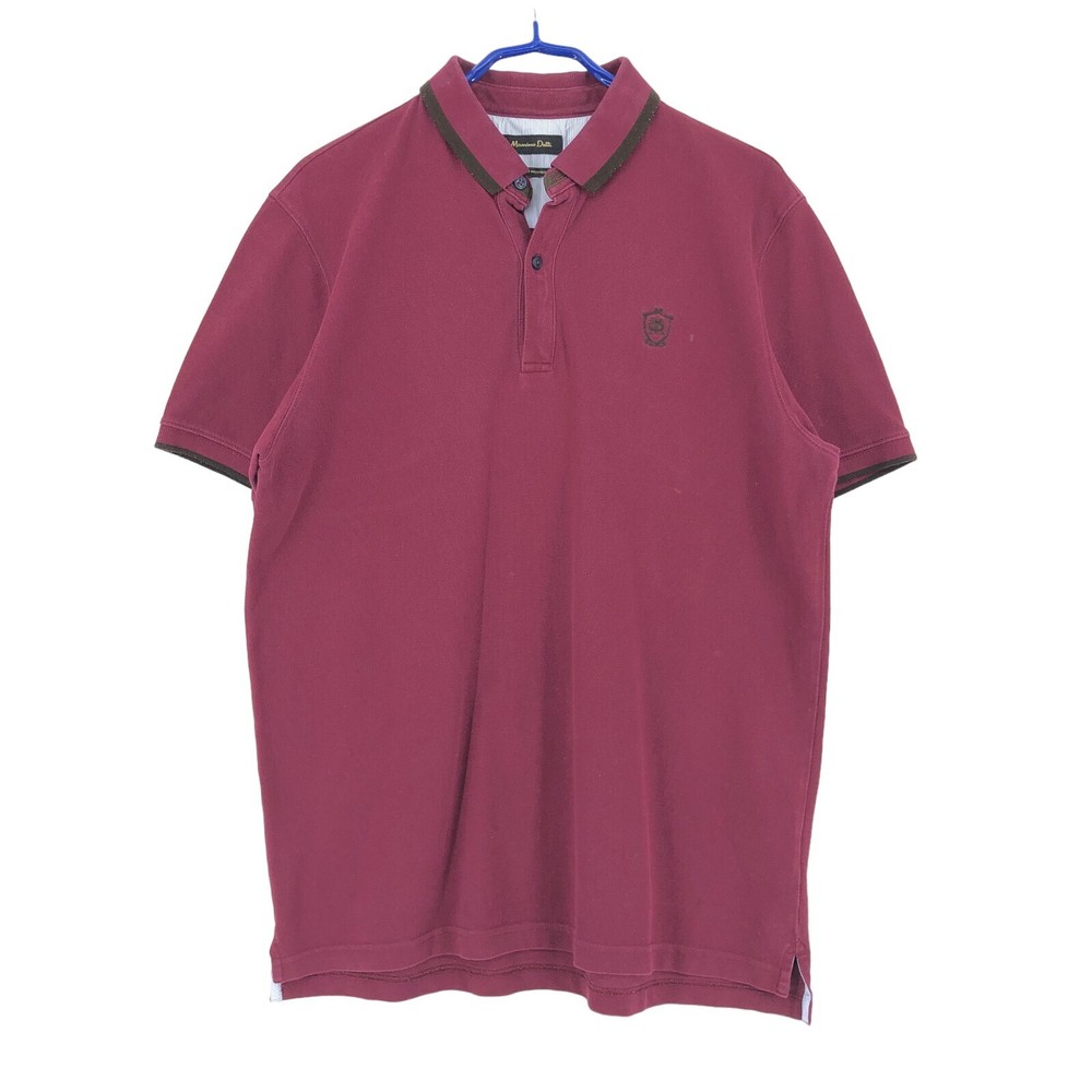 Massimo Dutti Men's Polo T-Shirt - Size XL