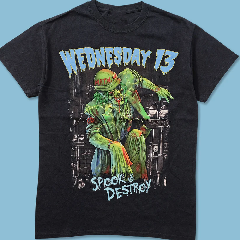 Wednesday 13 spook & destroy black T-shirt short sleeve S to 5XL 128
