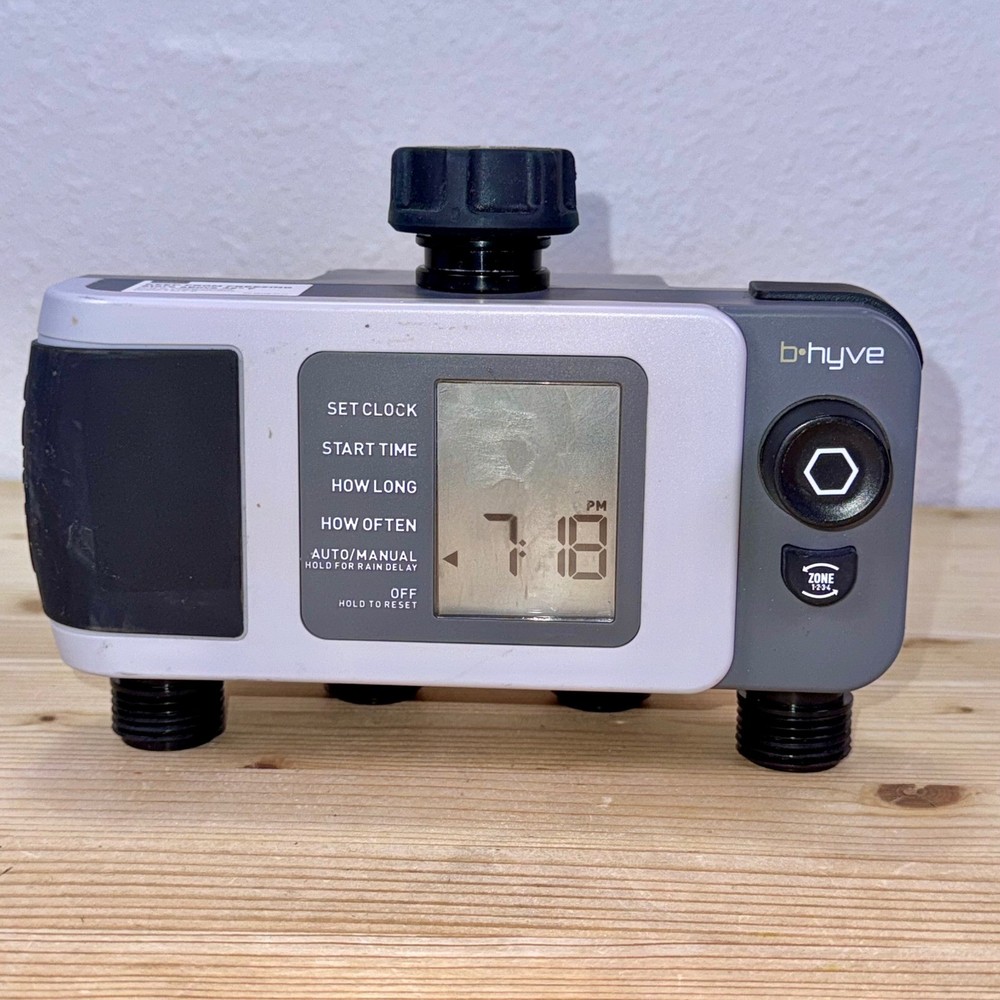 Orbit B-hyve 4 Outlet Smart Hose Faucet Timer 24634 Bluetooth Outdoor Watering