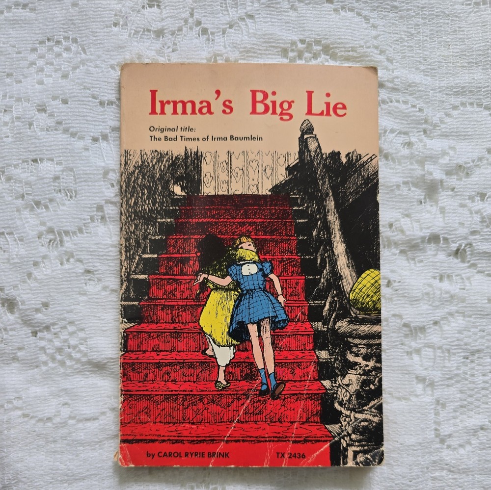 Irma's Big Lie by Carol Ryrie Brink - Rare paperback kids book - 1973