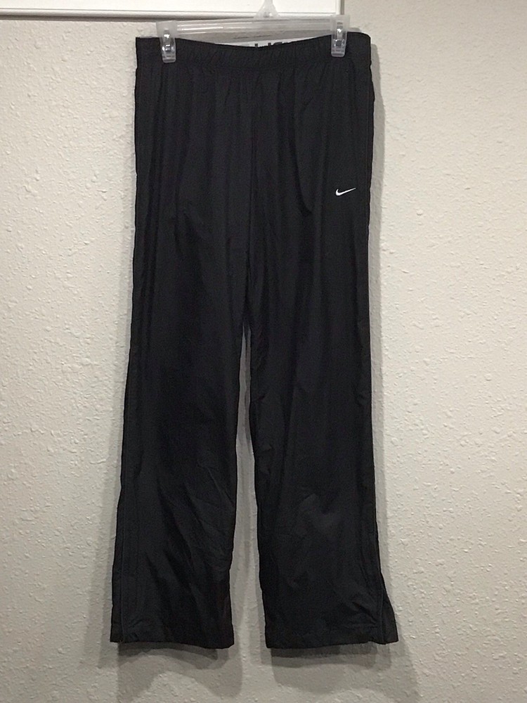 Nike Athletic Department Black Track Pants Women’s S Athleisure Activewear Y2K