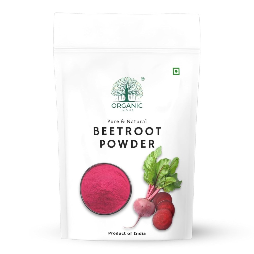 Organic Beet Root Powder Raw Pure Beta Vulgaris for Face Care, Lip care, 100gm