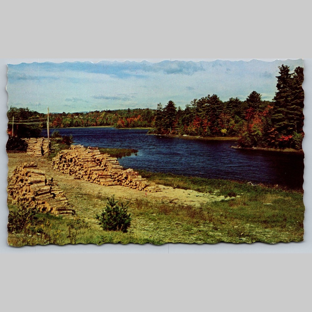 Postcard View of Lake Pennesseewassee Norway Maine 1979