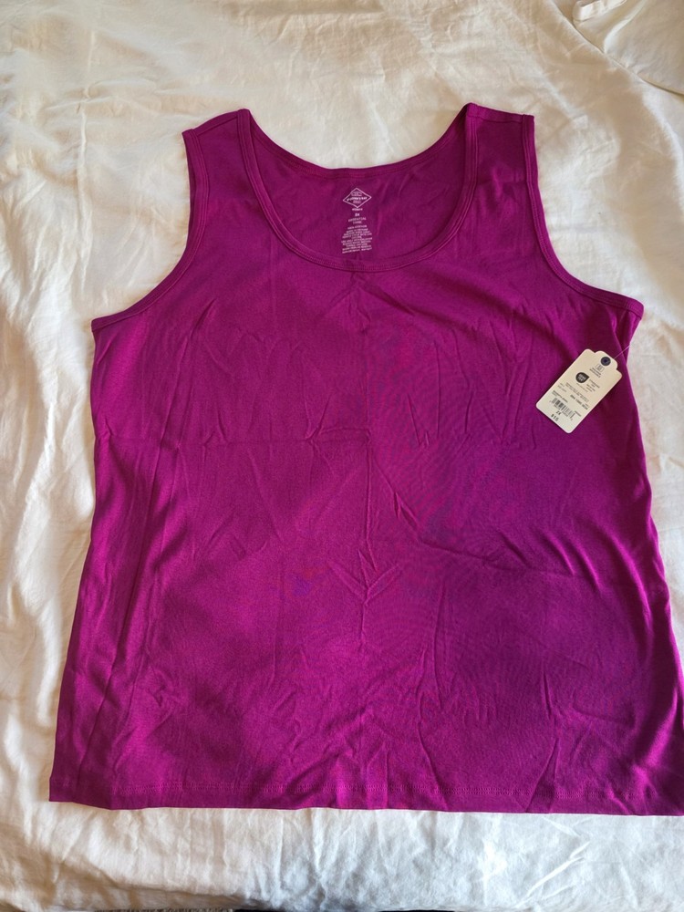 St John's Bay Pink Sleeveless Top Summer Size 2X  plus size