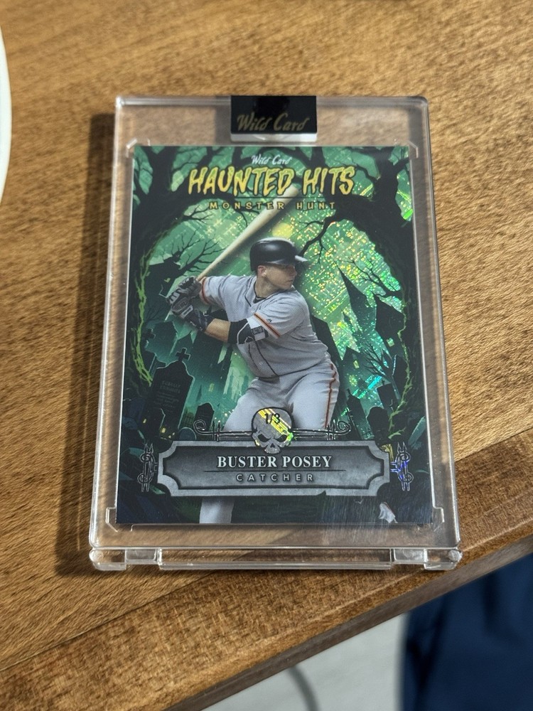 Buster Posey 1/3 2025 Wild Card Haunted Hits San Francisco Giants