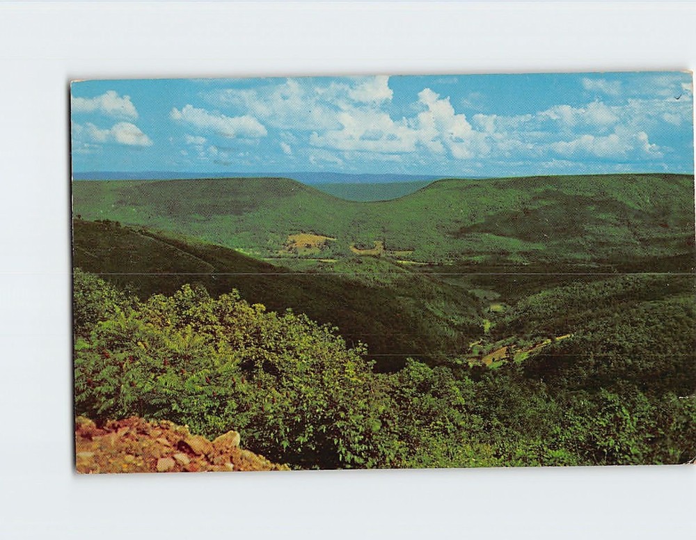 Postcard The Saddle Allegheny Front US 50 West Virginia USA