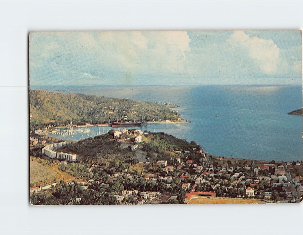 Postcard Charlotte Amalie Harbor St Thomas US Virgin Islands