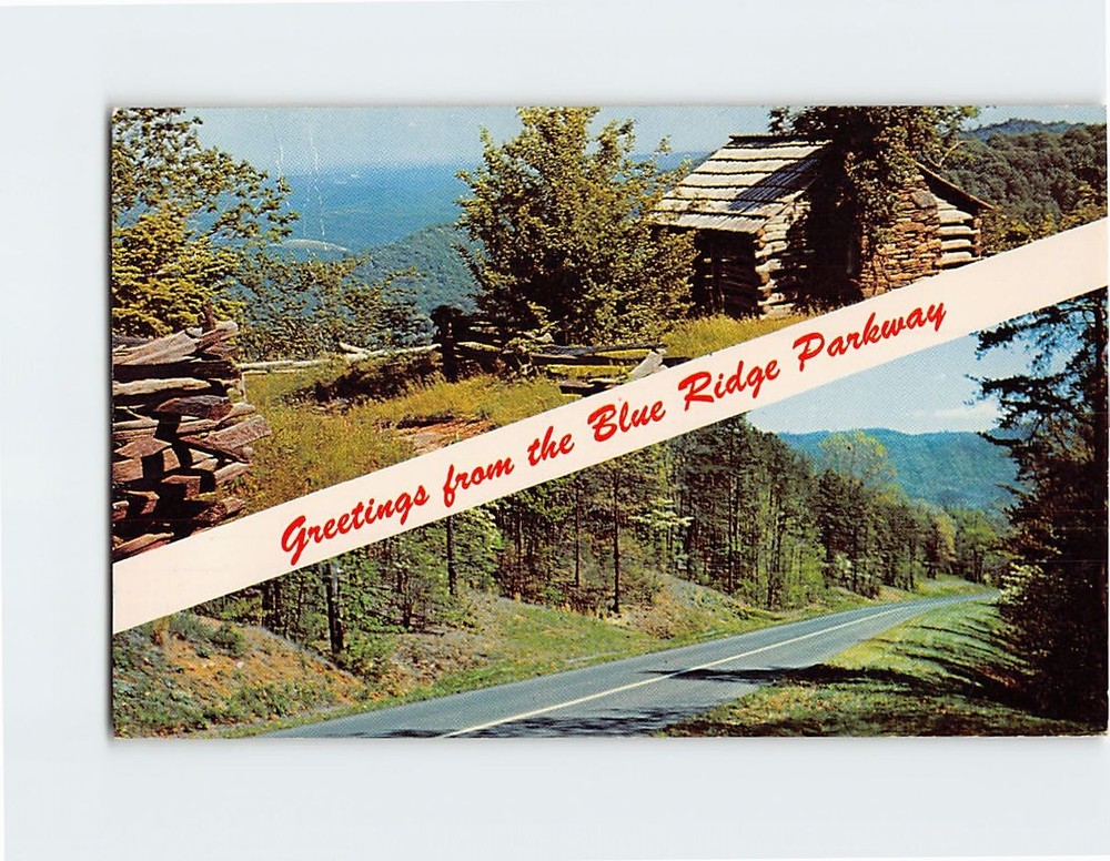 Postcard Greetings from the Blue Ridge Parkway USA