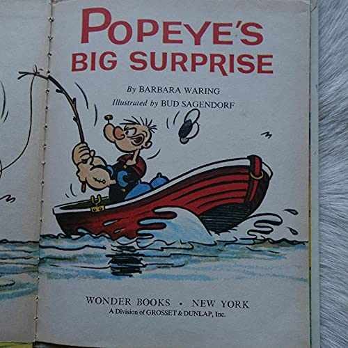 Popeye's Big Surprise - Paperback, by Waring Barbara - Acceptable n