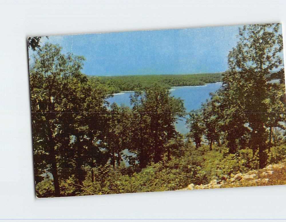 Postcard Lake Trees Nature Landscape Scenery