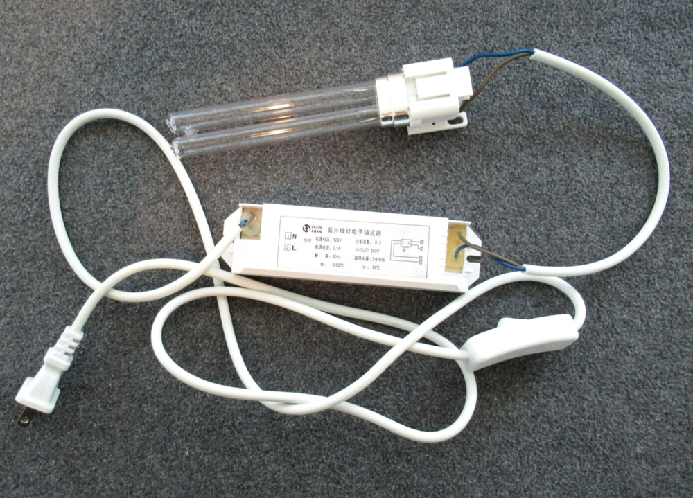 9W UV-C 254nm G23 Base Bulb Lamp with 120V AC Ballast-image