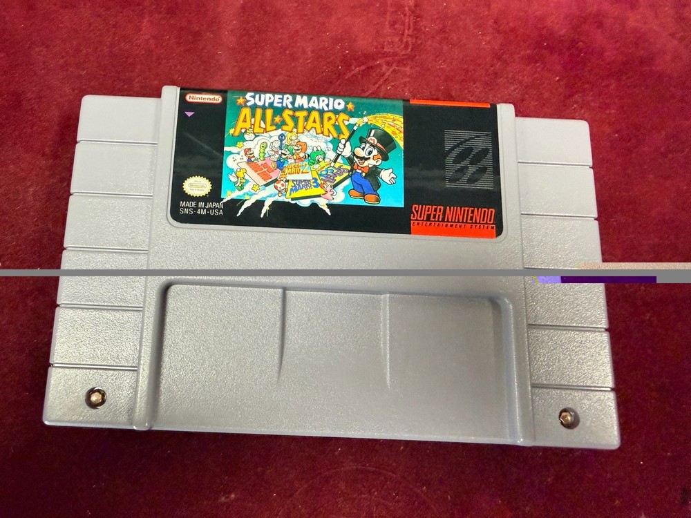 Super Mario All-Stars (Nintendo SNES) Authentic Cartridge | Tested & Working