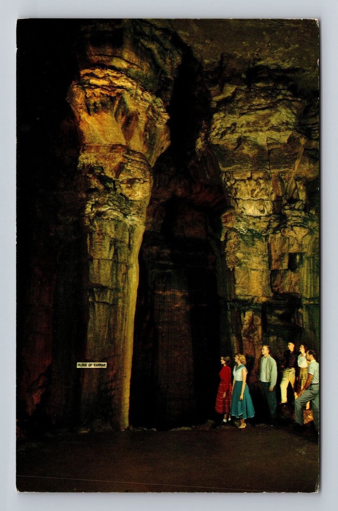 Kentucky KY Mammoth Cave National Park Ruins Of Karnak Vintage Postcard