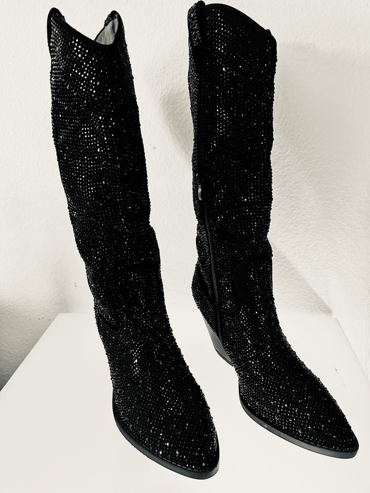 Black Onyx Cowgirl Boots Supporting DV Survivors - SOLD OUT