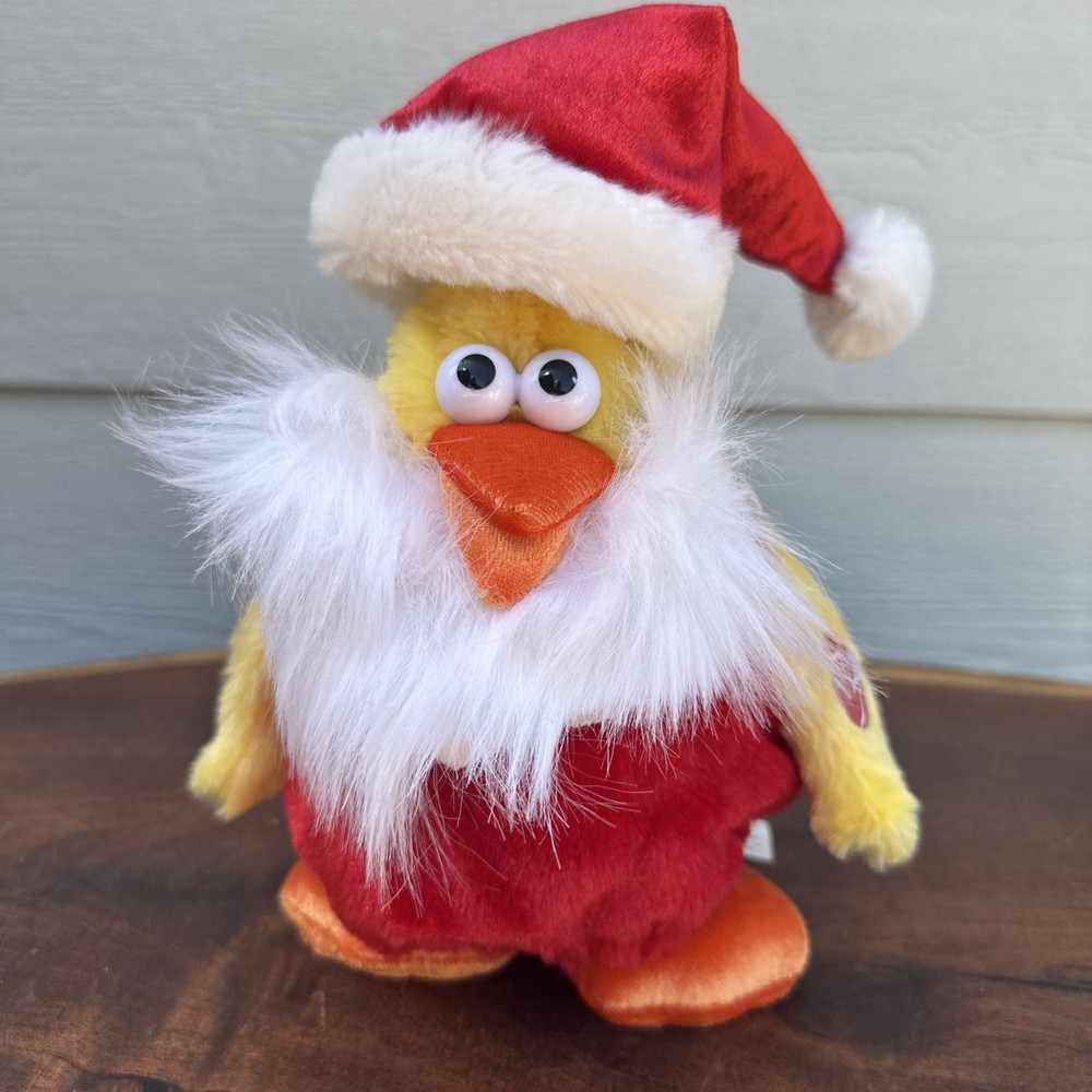 Vintage Dan Dee Animated Singing Dancing Christmas Chicken 