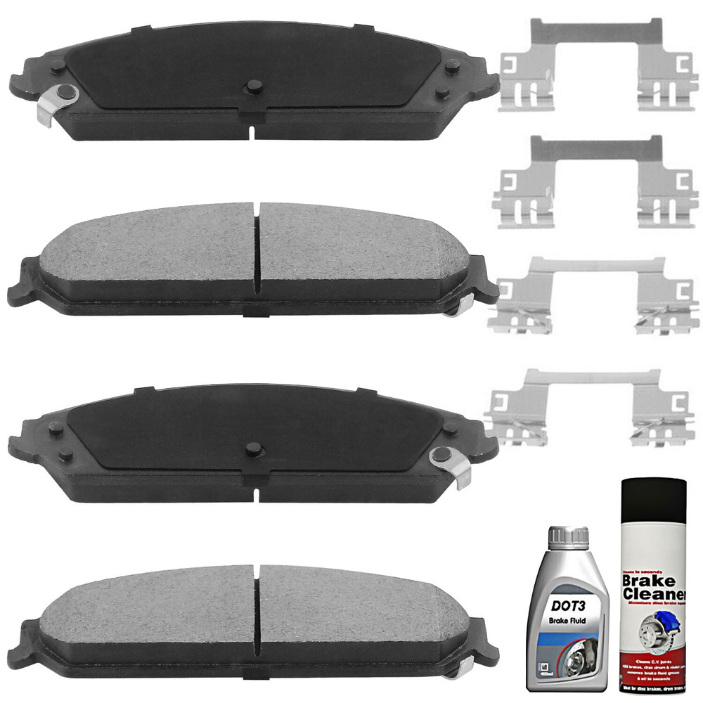 Rear Brake Pads W/Hardware For 2019-2020 Nautilus 2017-2020 Continental H17 CA