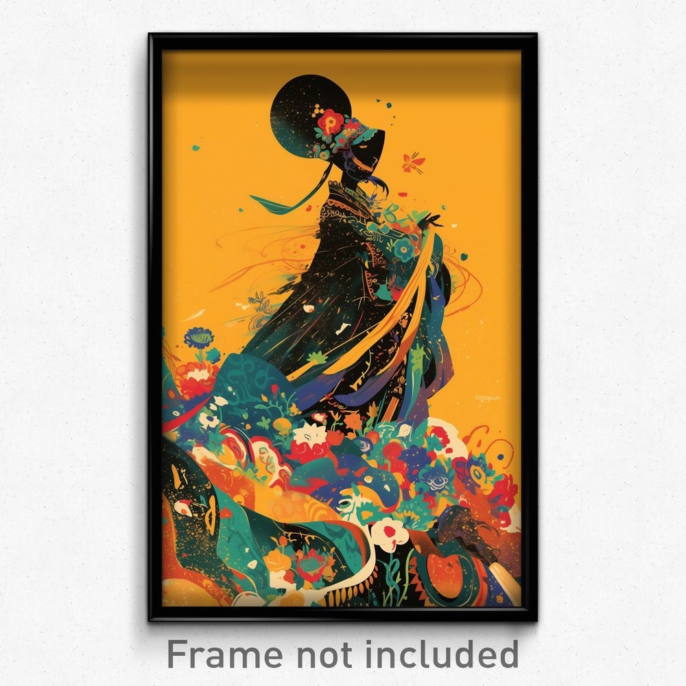 Mexican Psychedelic Art Retro Film Print - Agile Domain Poster  