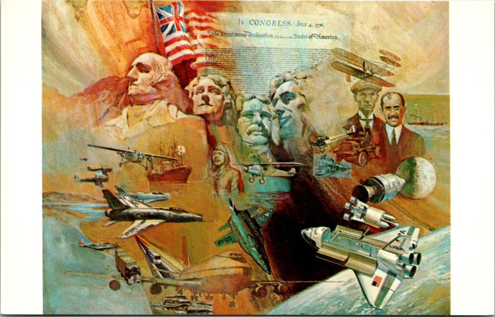 Dr Jim Stamps Postcard John F Kennedy Space Center Nasa Illustrated