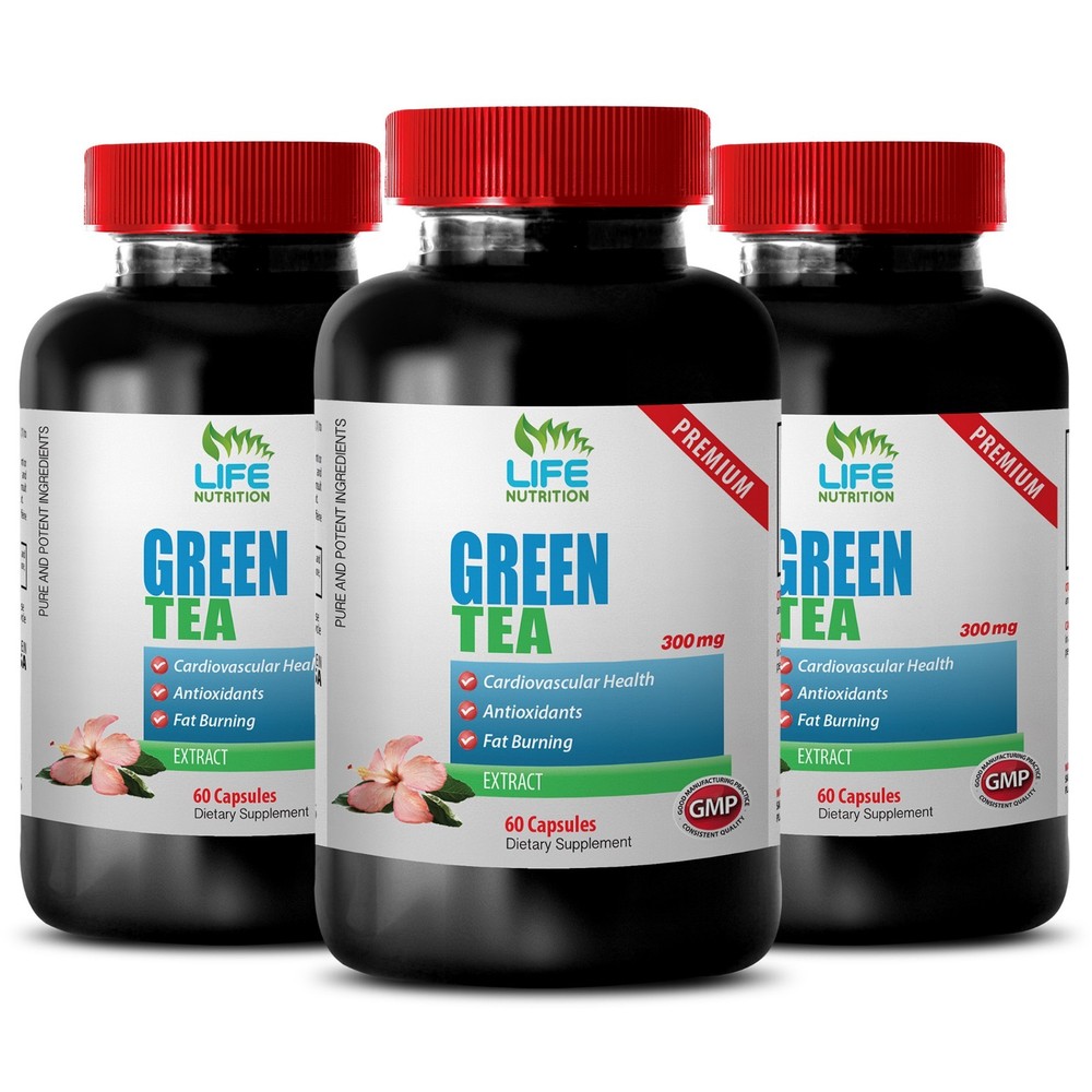 Fat Burner Supplement - Green Tea Extract 300mg - Japanese Green Tea Powder 3B