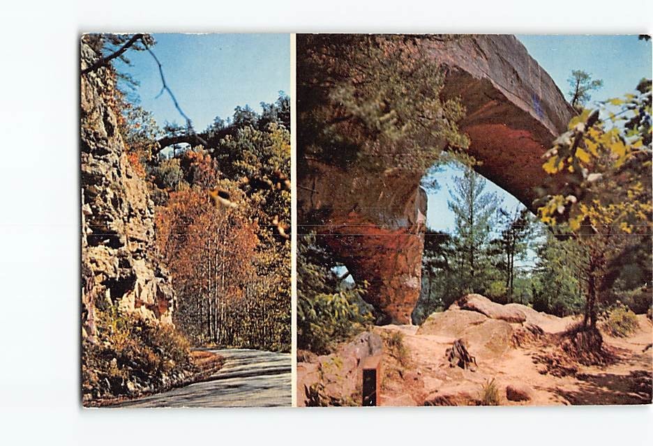 Postcard Sky Bridge Daniel Boone National Forest Kentucky USA