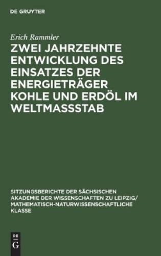 Erich Rammler Zwei Jahrzehnte Entwicklung Des Einsatzes Der Energietr (Hardback)