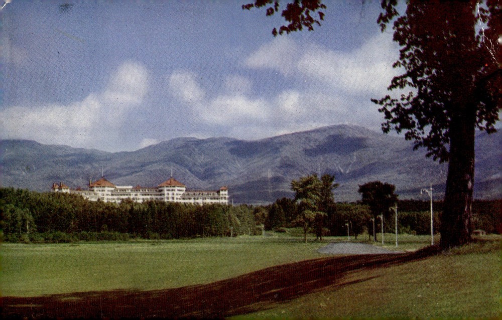 1952 Mt Washington Hotel Bretton Woods New Hampshire White Mountains Postcard