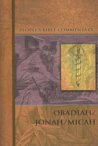 Obadiah/Jonah/Micah (People's Bible - Paperback, by Spaude Cyril W. - Very Good
