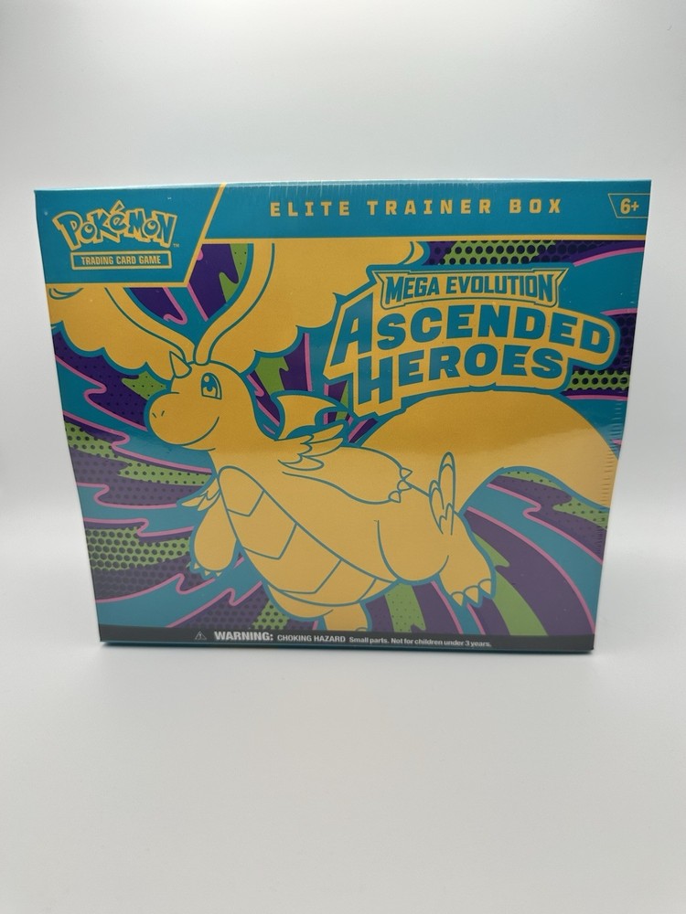 Pokémon TCG Mega Evolution Ascended Heroes Elite Trainer Box ETB Factory Sealed