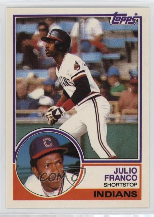 1983 Topps Traded Julio Franco (1 Star Back) #34T Rookie RC 10gdFulfilled by COMC - World’s largest consignment service