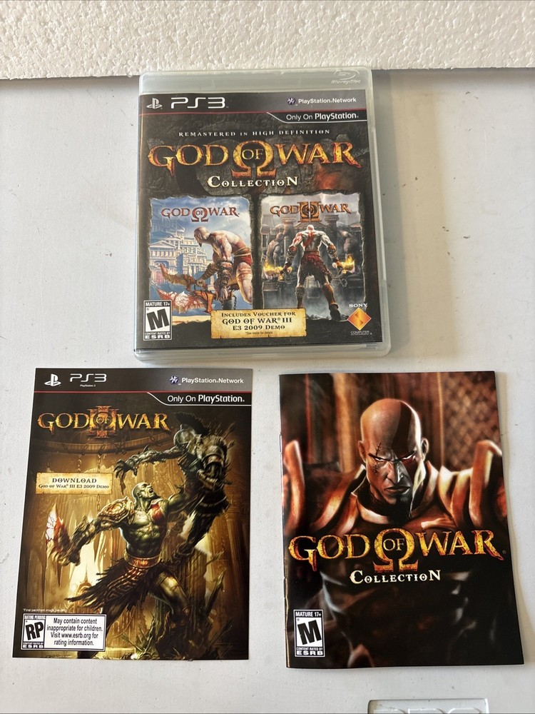 God of War Collection (1&2) PS3 PlayStation 3 Complete CIB Tested Working