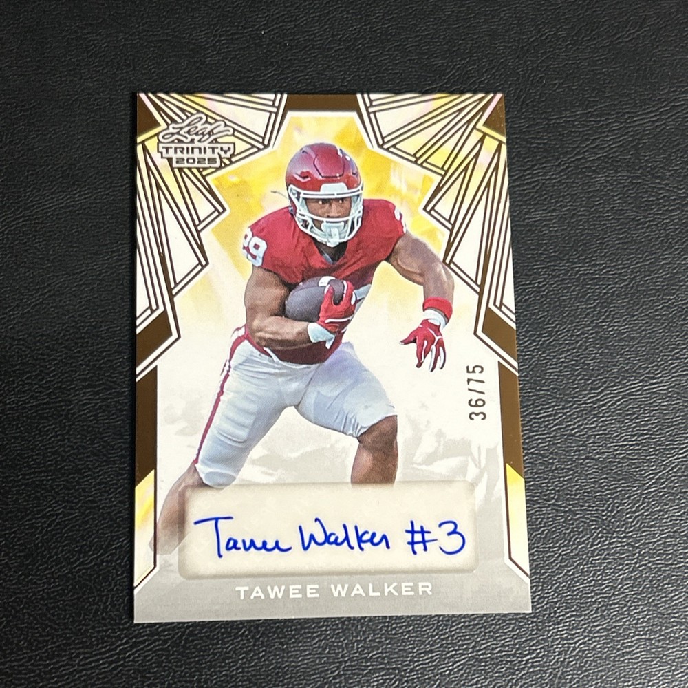 2025 Leaf Trinity - Tawee Walker #BA-TW1 Bronze /75 (AU, RC)