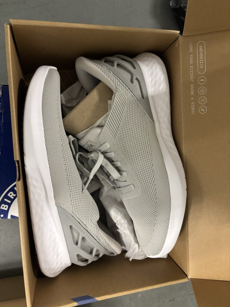 Kizik Athens Slate Grey Mens Sneakers Size 11