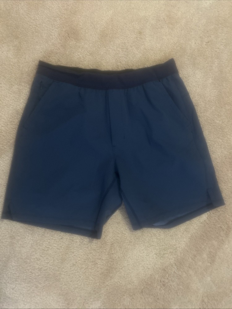 Public Rec Flex Shorts Mens 34 Navy Blue 7.5