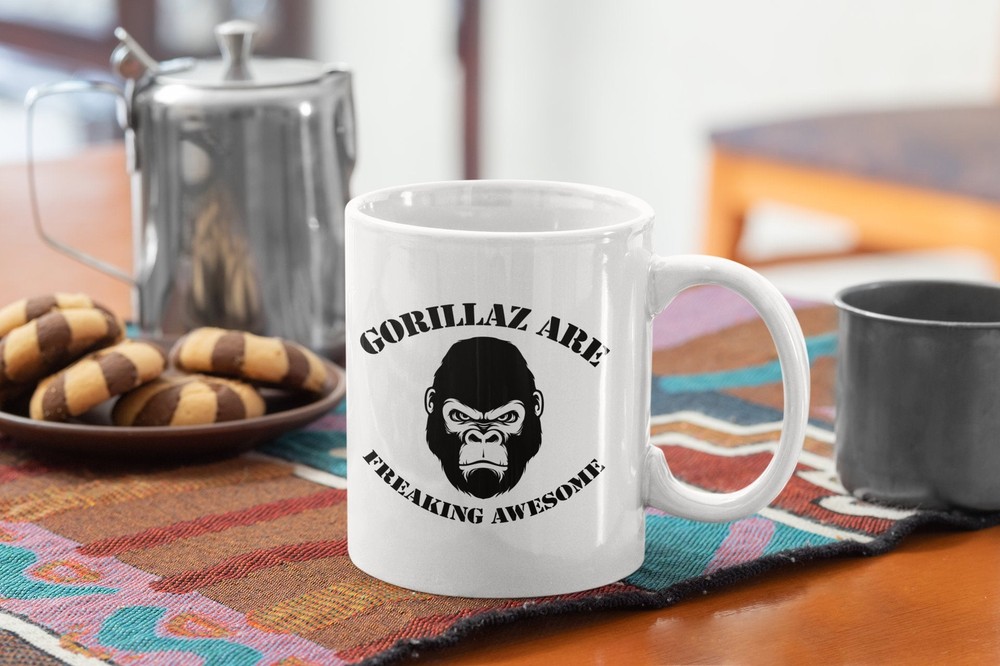 Zookeeper Gorilla Lover Coffee Mug - Freaking Awesome White Mug