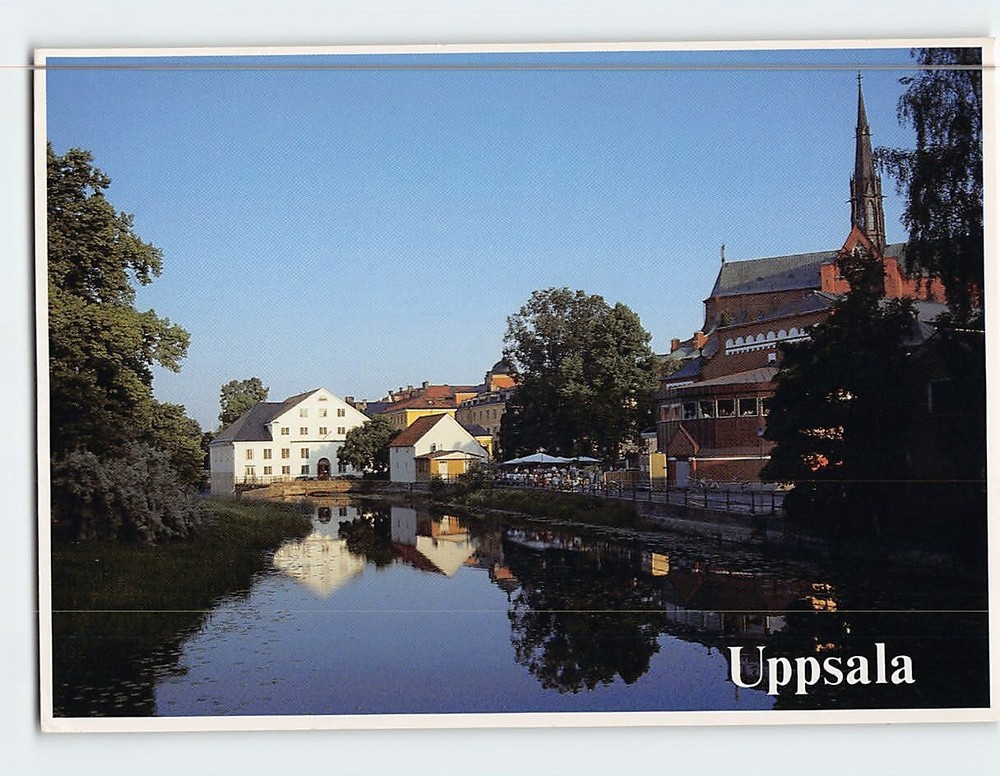 Postcard View in Uppsala Sweden