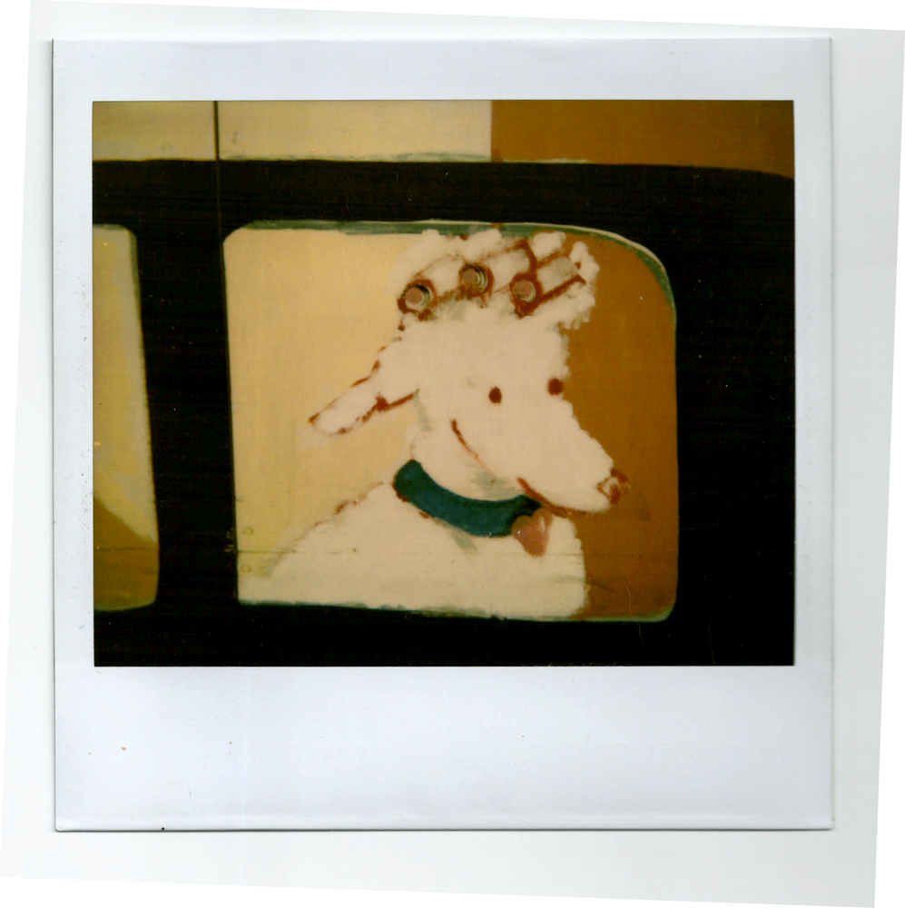 PHOENIX  Arizona Graffiti Street Art Dog Vintage Polaroid Instant Photo Abstract-image