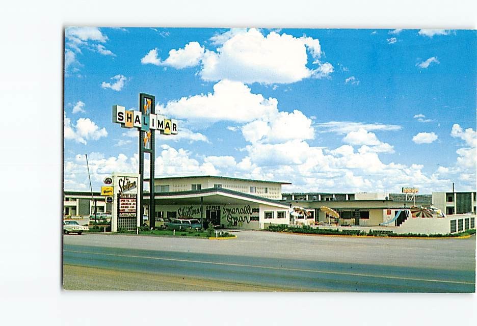 Postcard Shalimar Inn West Highway 66 Gallup New Mexico USA North America