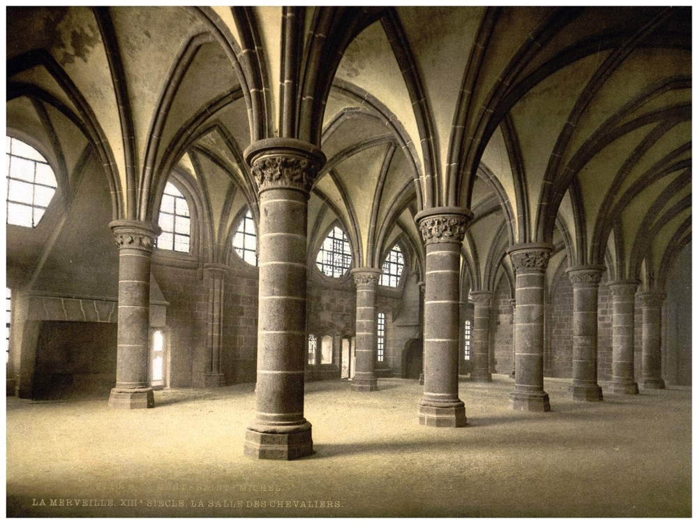 4784.La merveille.XIII.siecle.la sale de chevaliers.POSTER.decor Home Office art